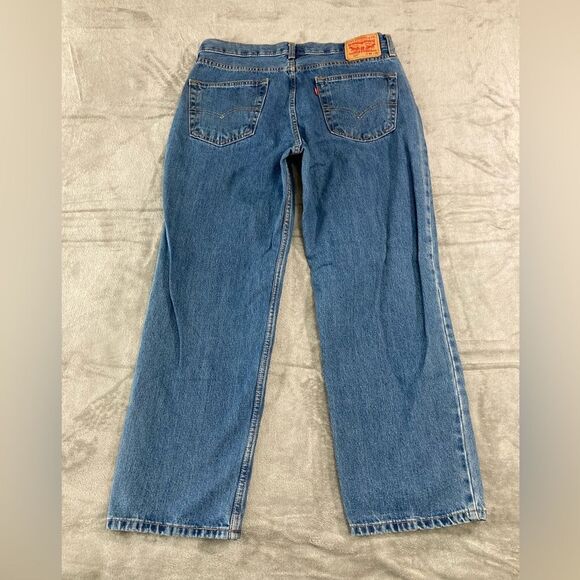 Levi's 550 Jeans Men's 36X30 Blue Denim Relaxed Fit Tapered Leg Casual - Picture 2 of 13
